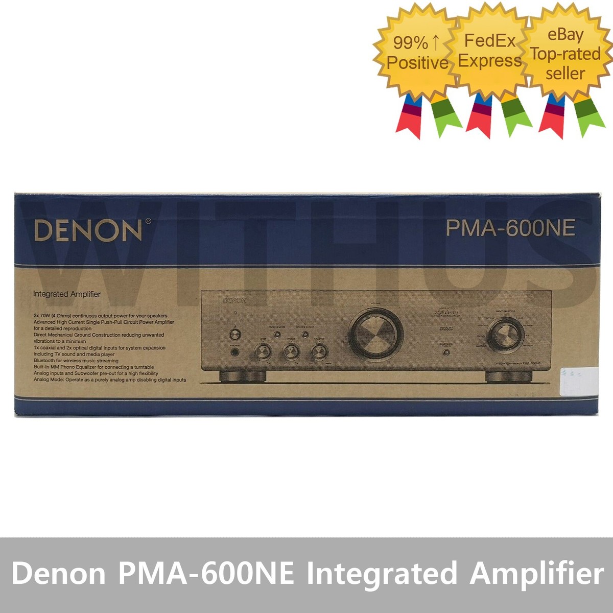 Denon PMA-600NE Integrated Amplifier Amp Sliver 220V / 60Hz Only