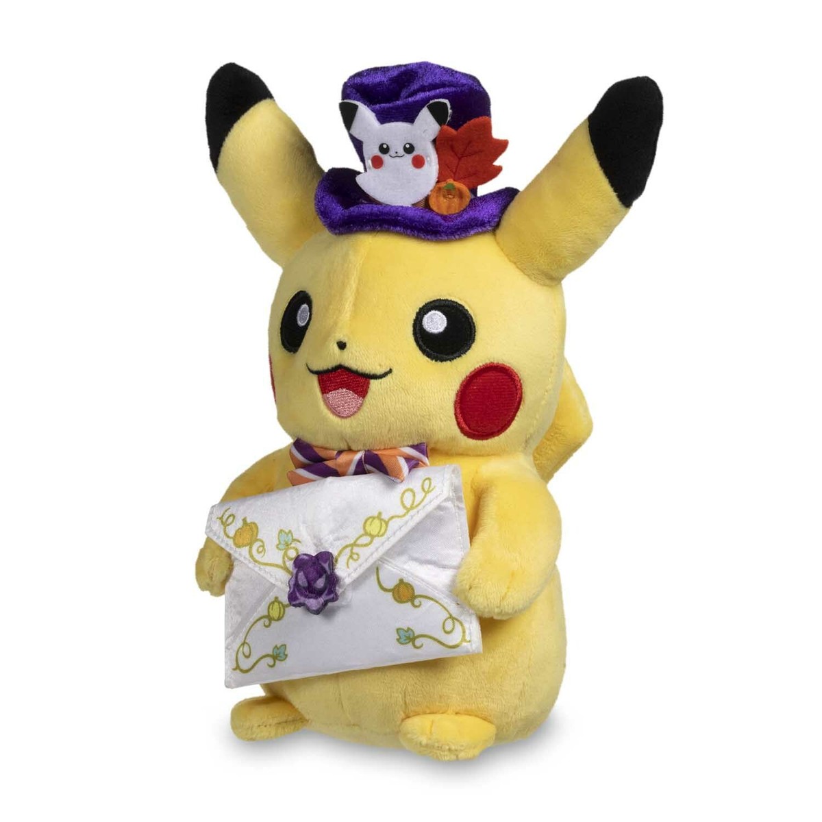 Pokemon Center Original Pikachu Pumpkin Celebration Poké Plush 8
