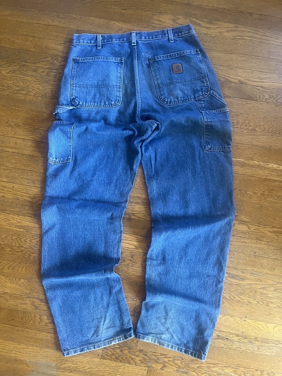 Vintage Blue Denim Carhartt Double Knee Pants | eBay Vintage Blue Denim Carhartt Double Knee Pants | eBay