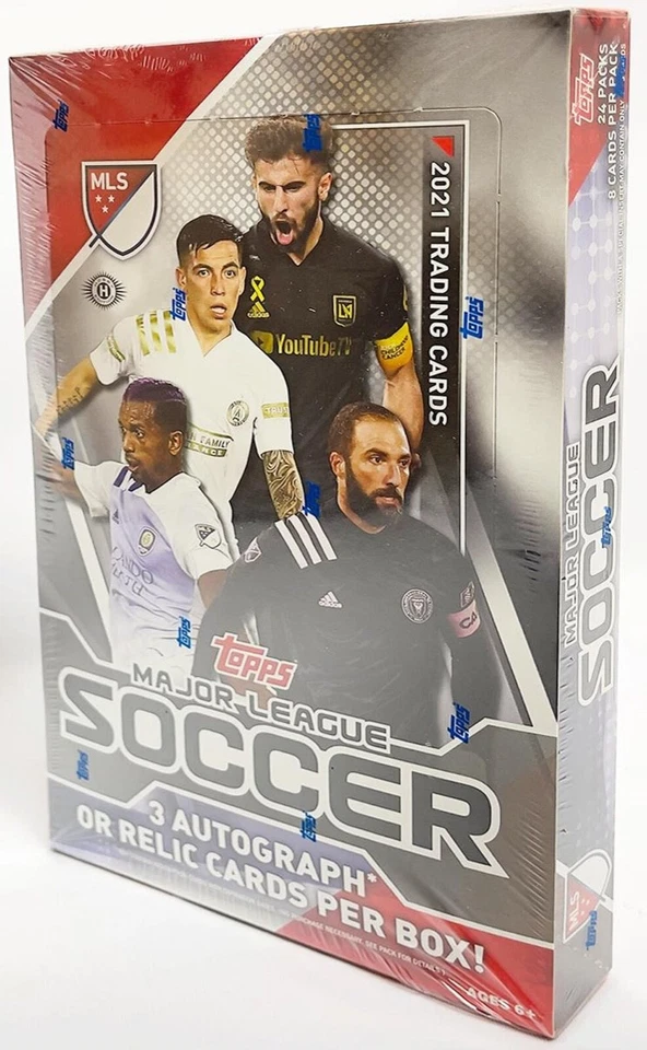 2021 Topps MLS Major League Soccer Hobby Box 24 Packs Per Box, 8 Cards Per Pack - Image 2 of 4