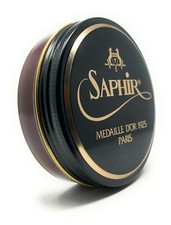 Dark Brown - Saphir Medaille d'Or Pate de Luxe Shoe Polish Wax - 50ml Tin