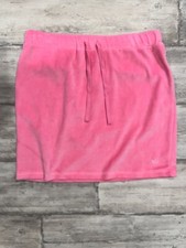 Juicy Couture XL pink velour short skirt, NWOT