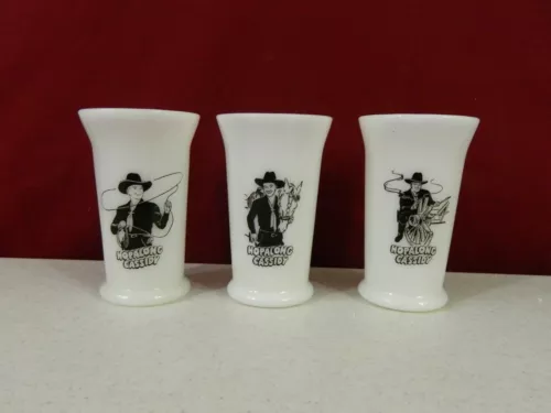 Set of Hazel Atlas Hopalong Cassidy Tumblers - Glasses 