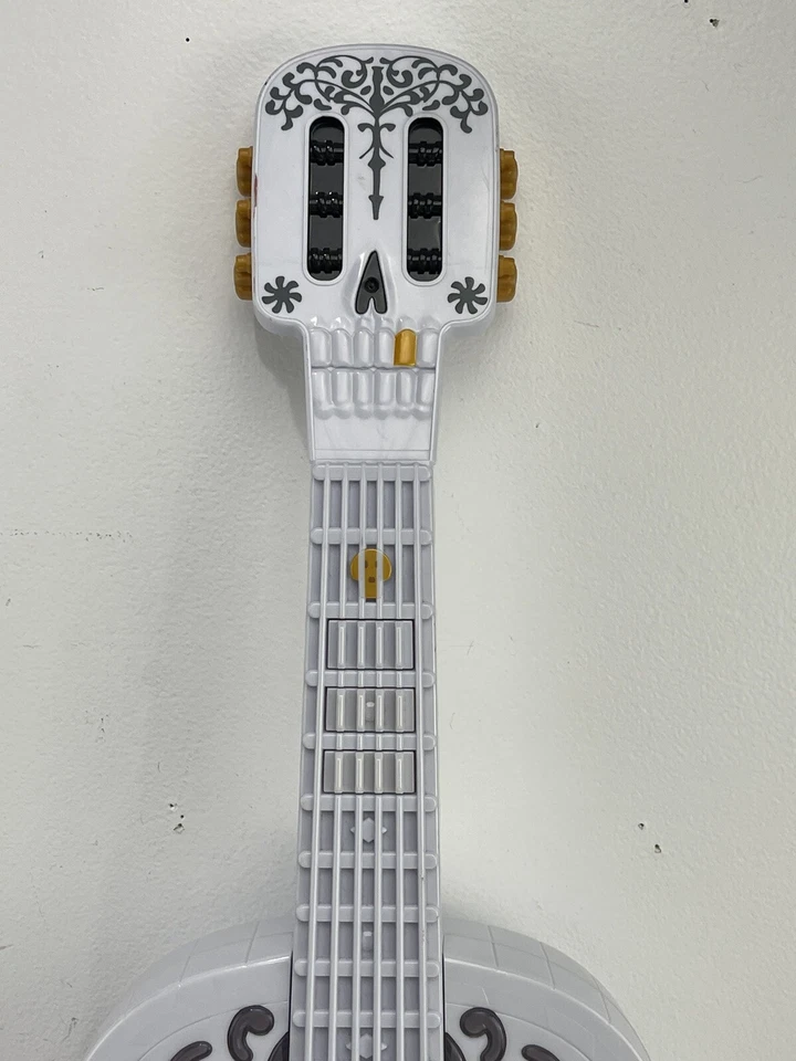 Disney Pixar Coco Miguel 2019 Guitar Interactive Toy Sound & Light Mattel Tested - Image 2 of 4