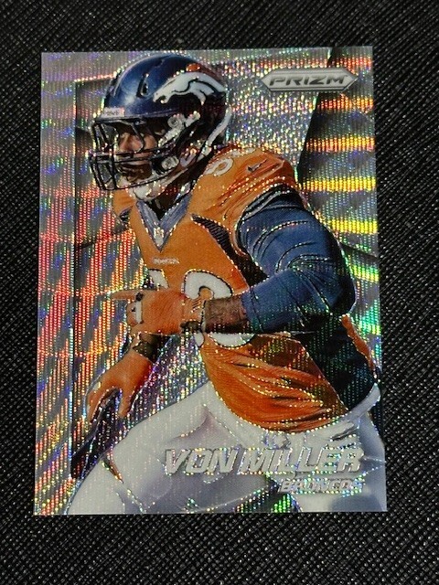 2014 Prizm Von Miller SP Silver Wave Card /99