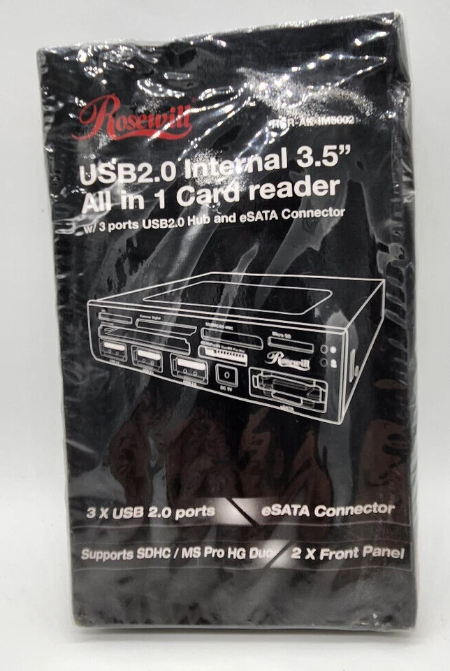 Rosewill 3-in-1 USB 2.0 Internal Card Reader (Various Models) - Image 3 of 4