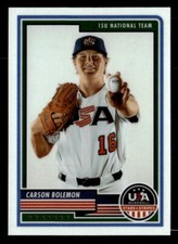 Carson Bolemon 2023 Panini USA Baseball Stars & Stripes Card #22 USA
