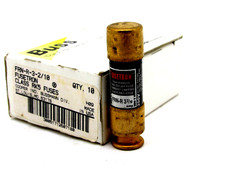 NEW LOT OF 10 BUSSMANN FUSETRON FRN-R-3-2/10 FUSES FRNR3210