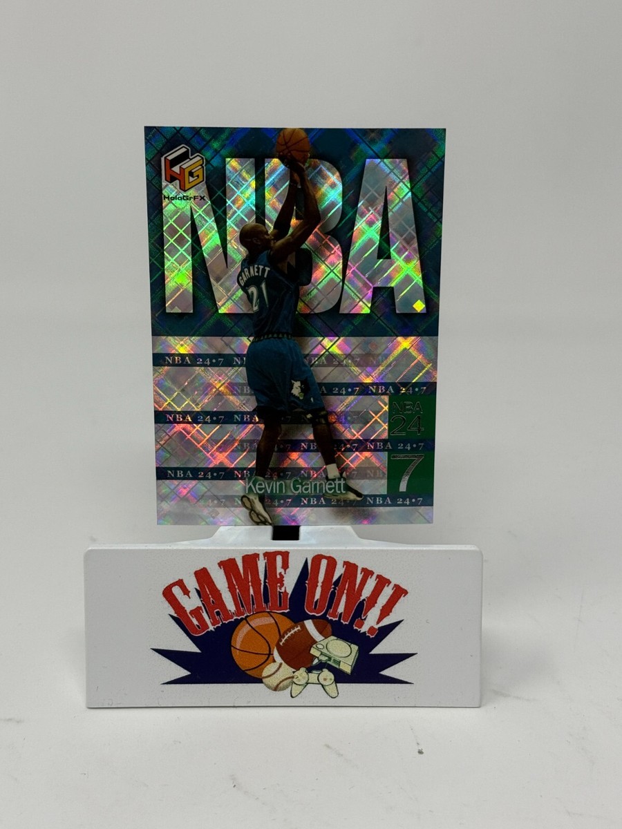 1999-00 Upper Deck HoloGrFX Basketball Kevin Garnett 24/7 Card #N4 