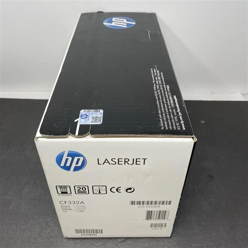 Cartucho de tóner HP LaserJet 654A - CF332A, amarillo Foto 2 de 4