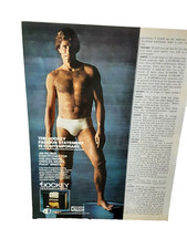 1981 Jockey Underwear Jim Palmer Shirtless Fashion Vintage Original Print ad