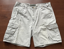 SilverTab Vintage Y2K Cargo Short Mens Gray Levis 471H Tactical Heavy Duty W42