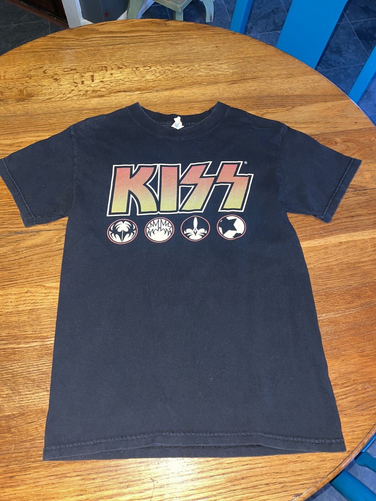 Vintage & Rare! Kiss Band T Shirt Size Small Gem