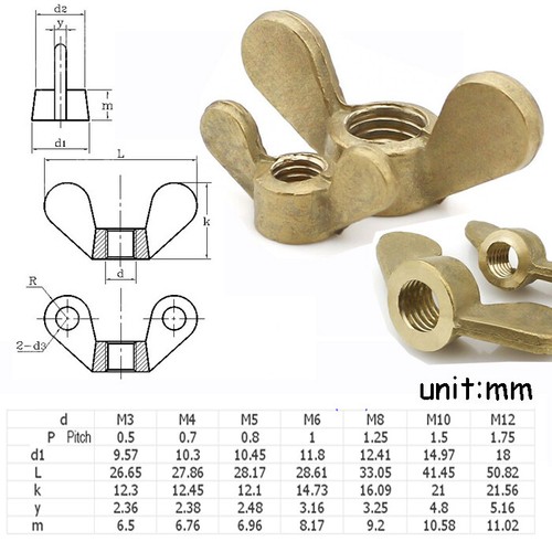 Dadi A Alette In Ottone - Set Per Fai Da Te, M4-M20 - Foto 8