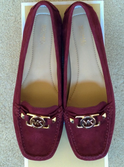 michael kors suede moccasins