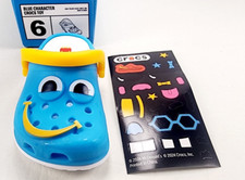 McDonald's Crocs 2024 Happy Meal Mini Crocs Key Chains Blue 6 new, unused