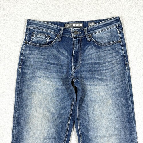BKE Jeans Herren 30 R Jake Bootleg Bootcut Denim Stretch Medium Wash Schnalle 32x30 - Bild 2 von 14