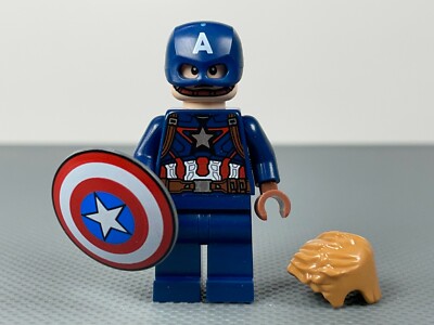 Captain America 76189 LEGO Super Heroes Avengers MiniFigure Helmet Hair 