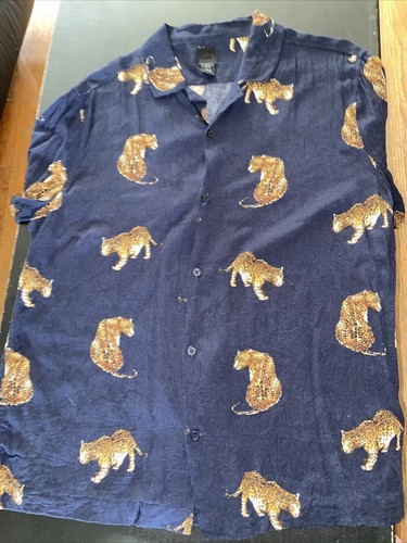 Cheetah button up shirt by H\u0026M | eBay