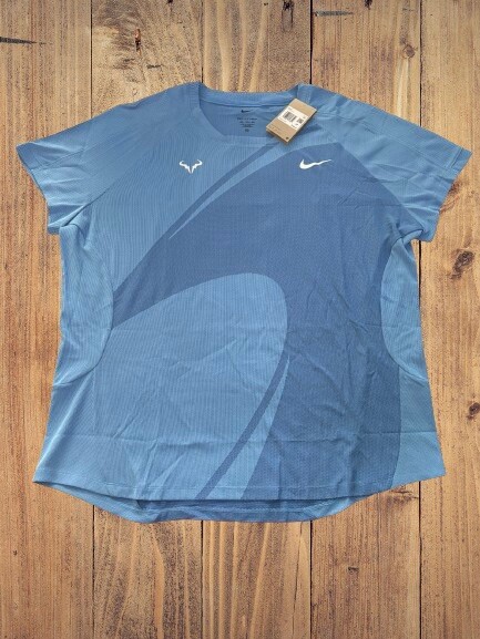 Nike Rafa Nadal Dri-Fit ADV Mens Size XXL Short Sleeve Tennis Top