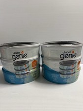 Lot of 2 Diaper Genie Unscented Refills 3-Pack 810 Count NEW Damaged Wrap