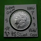 1886 P Morgan Dollar BREATHTAKING CH FROSTY GEM CH BU Ultra SUPER High Grade $