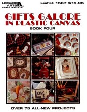 GIFTS GALORE IN PLASTIC CANVAS, BOOK 4 LEISURE ARTS CRAFT Excellent Condition 