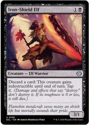 Iron-Shield Elf - 0108 - Lorwyn Eclipsed ECL - MTG - NM/M