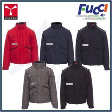 GIUBBOTTO SMANICATO UOMO INVERNALE DA LAVORO CON CAPPUCCIO TASCHE IMPERMEABILE