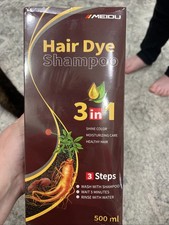 3in1 Hair Dye Shampoo Natural Herbal Ingredients