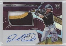 2021 Panini Spectra Rookie Jersey Neon Pink Prizm 5/49 Jared Oliva #151 Auto s3g