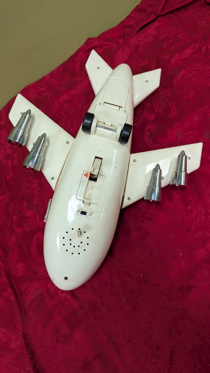 Vintage 18” Cheng Ching toys 1988 battery operated jumbo jet PARTS