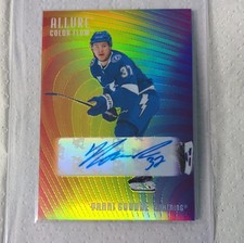 Upper Deck 2025-26 Allure Color Flow Full Rainbow Yanni Gourde Auto Tampa Bay L…