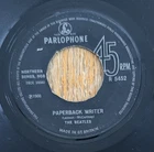 The Beatles Paperback Writer Rain R5452 45rpm UK Parlophone Vintage 1966