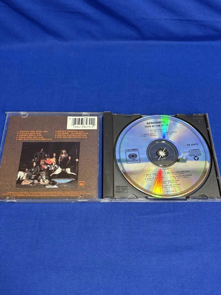 Lot Of 6 Aerosmith CDs Get A Grip Permanent Vacation Toys In The Attic Pump Foto 3 de 4