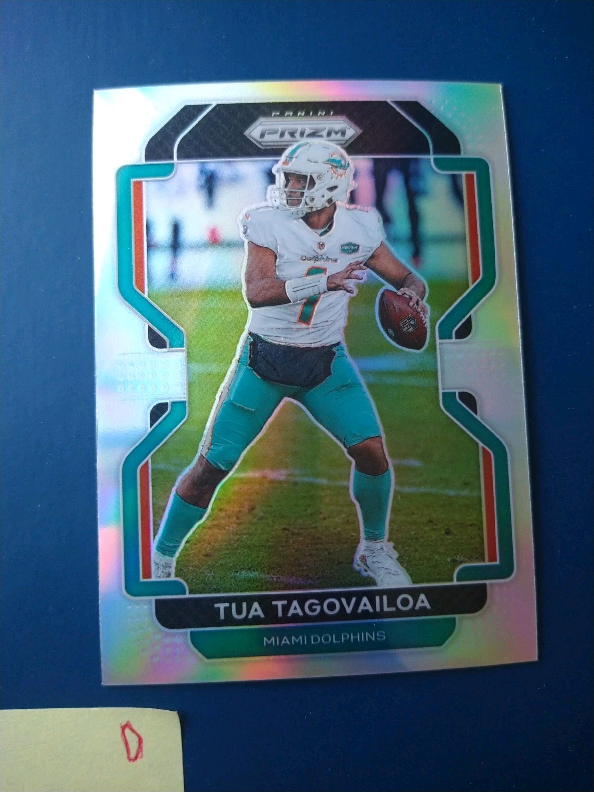 2021 Panini Prizm Silver Tua Tagovailoa #107 Miami Dolphins