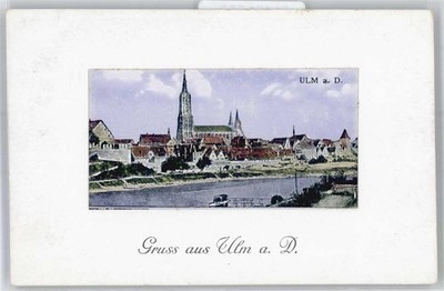 51161553 - 7900 Ulm partial view with Muenster and Danube Ulm district