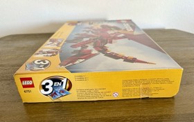 LEGO Creator 6751 Fiery Legend Dragon 3in1 NEW Open Box Sealed Bags Light Brick