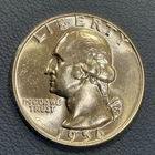 1956-D Washington Quarter 25C - CHOICE BU 90% Silver