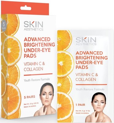 & Collagen Under Eye Patches - Reduces Dark Circles, Wrinkles & Crow's Feet, ...