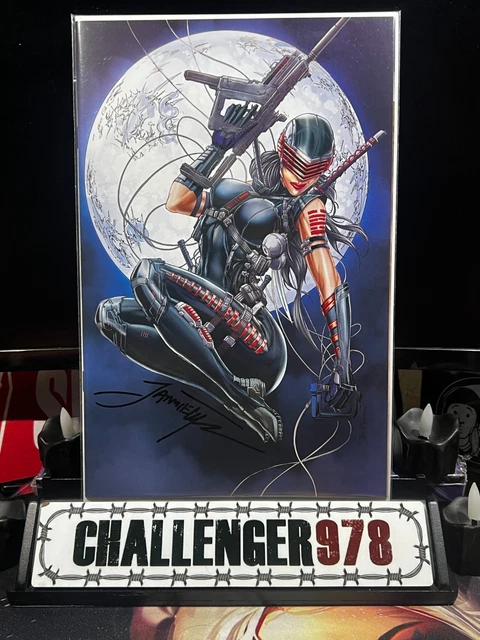 GI JOE Snake Eyes - Dead Games #1 Jamie Tyndall SIGNED VIRGIN w/ COA