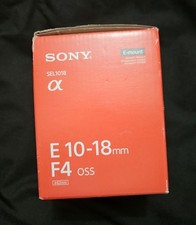 Sony - E 10-18mm F4 OSS Wide-Angle Zoom Lens SEL1018 ,Black OPEN BOX 