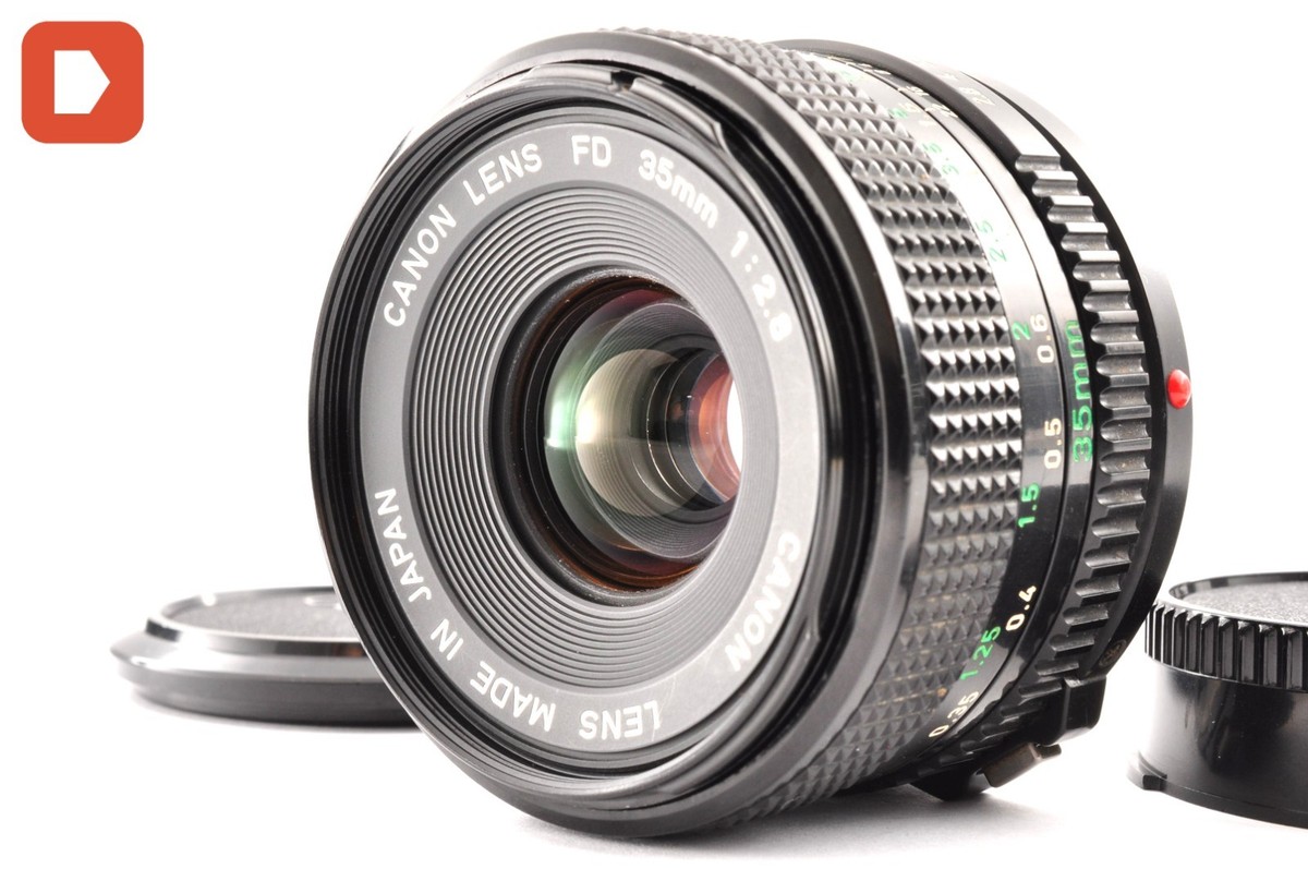 CANON FD 35mm f/2.8 レンズ Canon FD 35mm f/2.8 #1382 New FD Wide Angle Lens for SLR Film