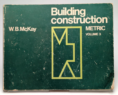 Building Construction Metric Vol 1 | WB McKay | Longman | SC 7th Imp 1980
