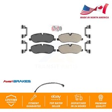 Front Ceramic Disc Brake Pads And Wear Sensors Kit For Land Rover Range