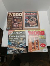 Wood Work,Shop,Bench.magazine Lot Of 4 1987/97/02/2015
