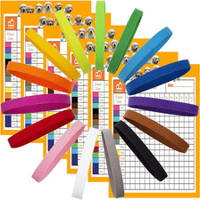 15Pcs Newborn Puppy Collars, Super Soft Nylon Adjustable Whelping ID Bands, Asso