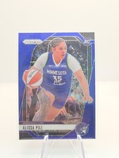2024 Panini Prizm WNBA Prizms Blue Velocity #83 Alissa Pili