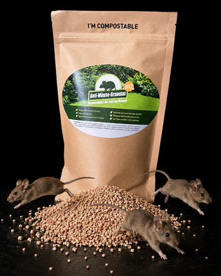 400g Granulat Mäuse Wühlmaus Maulwurf natürlich verteiben kein Mäusegift 008.090