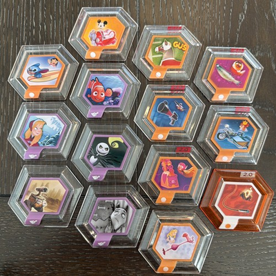 #ad #ad Disney Infinity 1.0 amp; 2.0 Power Disc Lot Of 14 No Duplicates Lot 9 $16.89